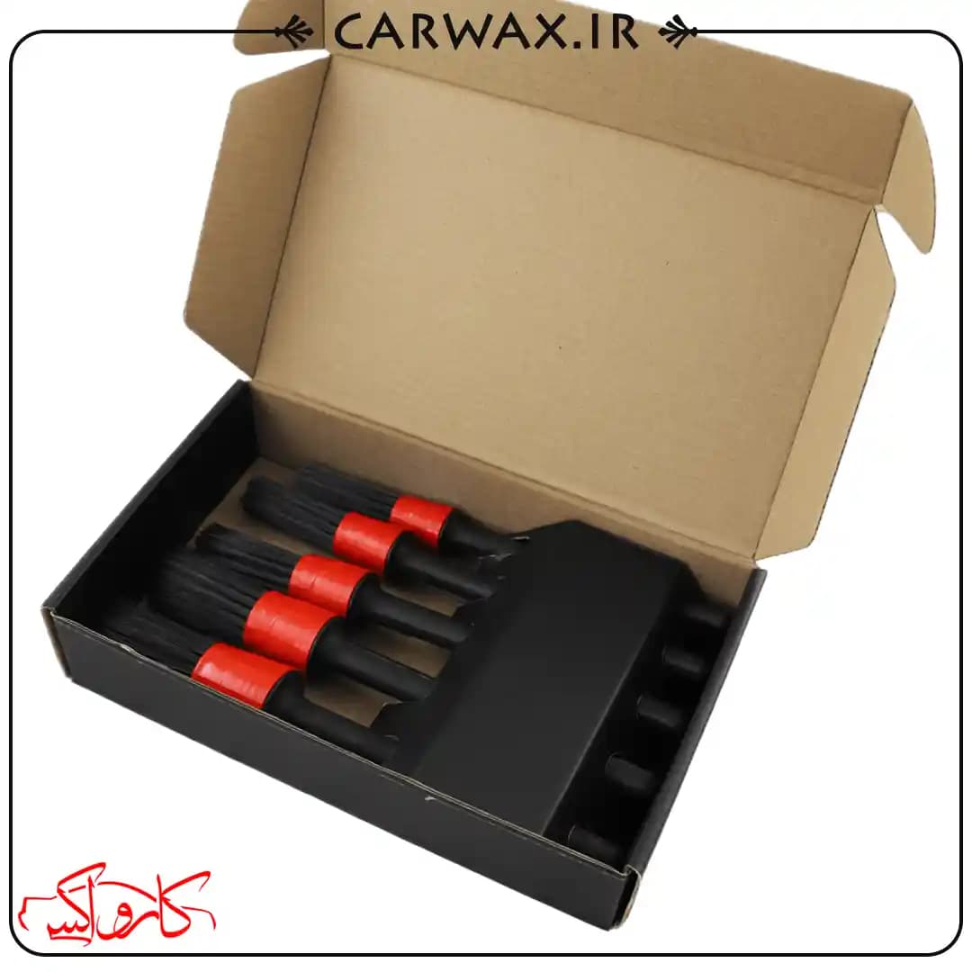 پک پنج عددی برس و قلم تمیز کننده نرم و زبر نانوتیس Nanotiss Detailing Brush Set — تصویر ۶