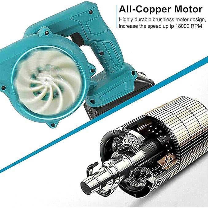 دستگاه دمنده و مکنده شارژی مدل lithium electric 48v — تصویر ۹