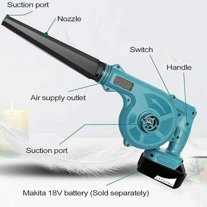 دستگاه دمنده و مکنده شارژی مدل lithium electric 48v — تصویر ۸