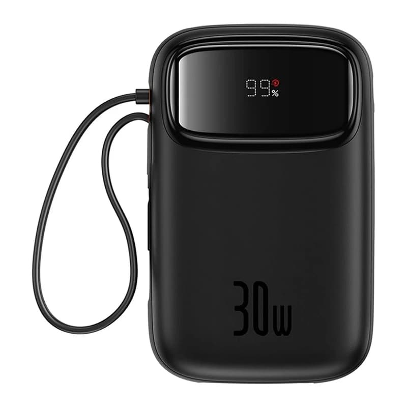 پاوربانک 30 وات ظرفیت 10000 میلی آمپر بیسوس مدل qpow2 (p10055008213-00)0 — تصویر ۴