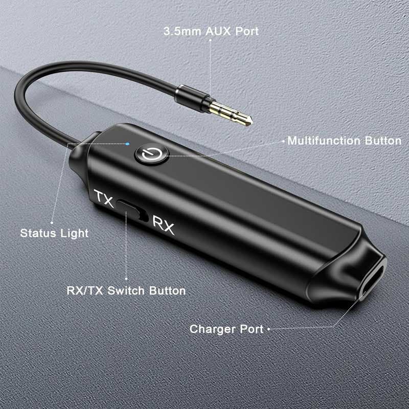 گیرنده فرستنده بلوتوثی صدا مدل B12S — تصویر ۸