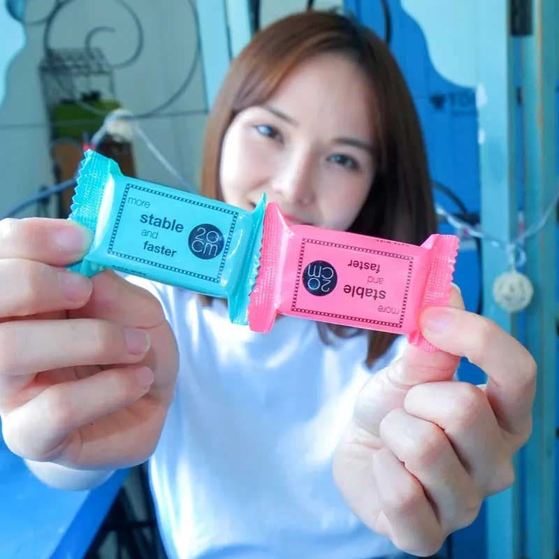 کابل شارژ 20 سانتی متری آیفون مدل CANDY — تصویر ۵
