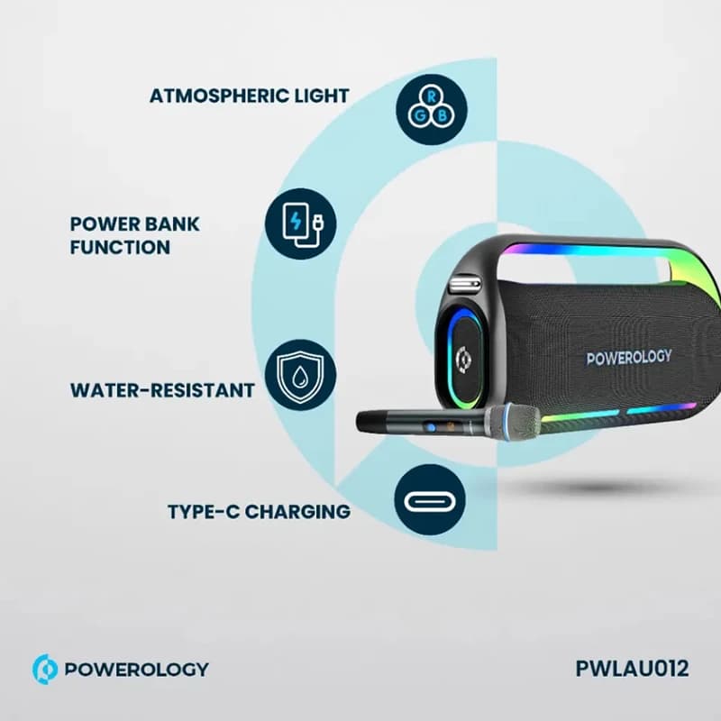 اسپیکر 200 وات برند پاورولوژی مدل PW012 — تصویر ۸