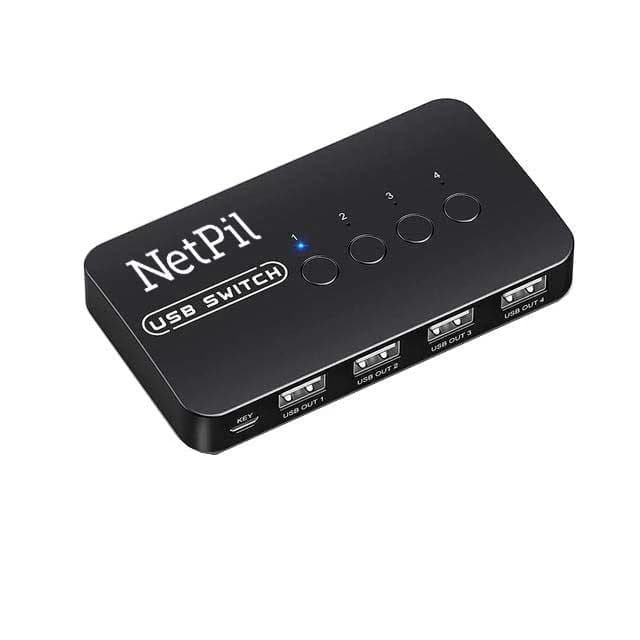 سوییچ 4 پورت USB نت پیل مدل U404 — تصویر ۸