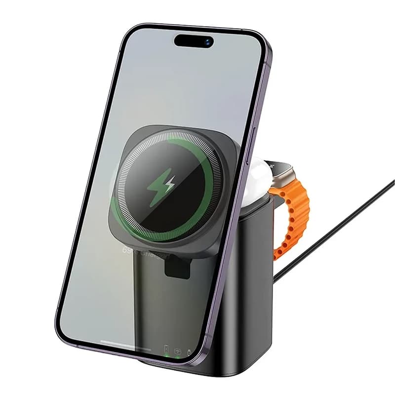 شارژر بیسیم برند هوکو 3 در 1 مدل CQ20 Clever — تصویر ۱۲