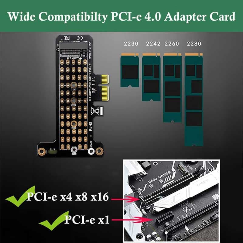 کارت تبدیل M2 SSD NVME به PCI-E مدل netpil-7051 — تصویر ۱۱