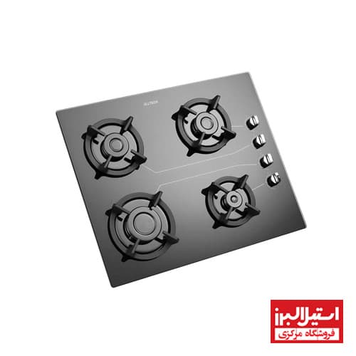 گاز G-4651i شیشه ای استیل البرز — تصویر ۵