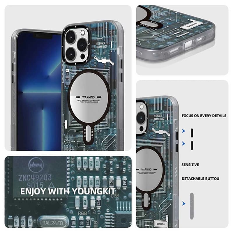 کاور یانگ کیت مدل Technology Magnetic مناسب برای گوشی آیفون iphone16 pro max — تصویر ۶