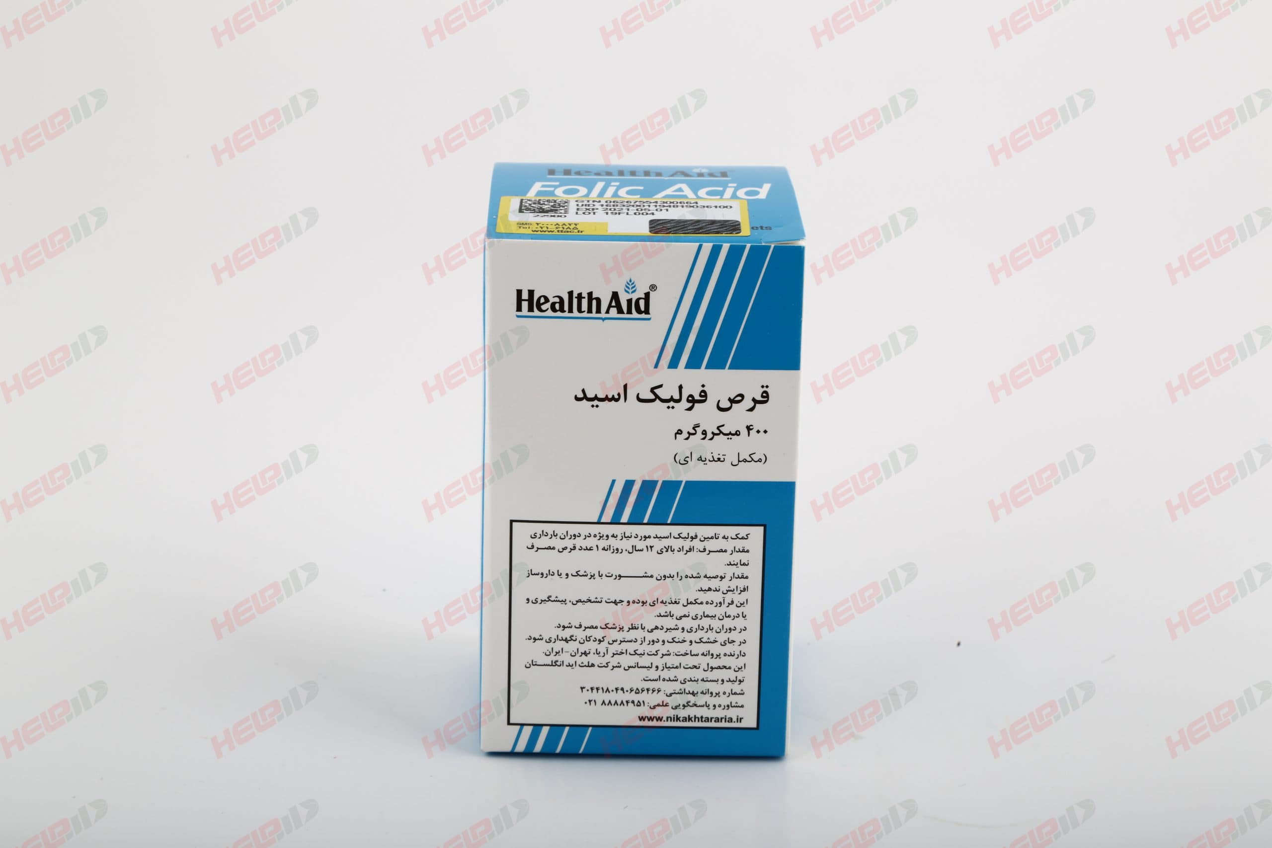فولیک اسید 400 میکروگرم هلث اید — تصویر ۴