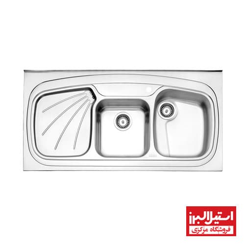 سینک 614 روکار استیل البرز — تصویر ۵
