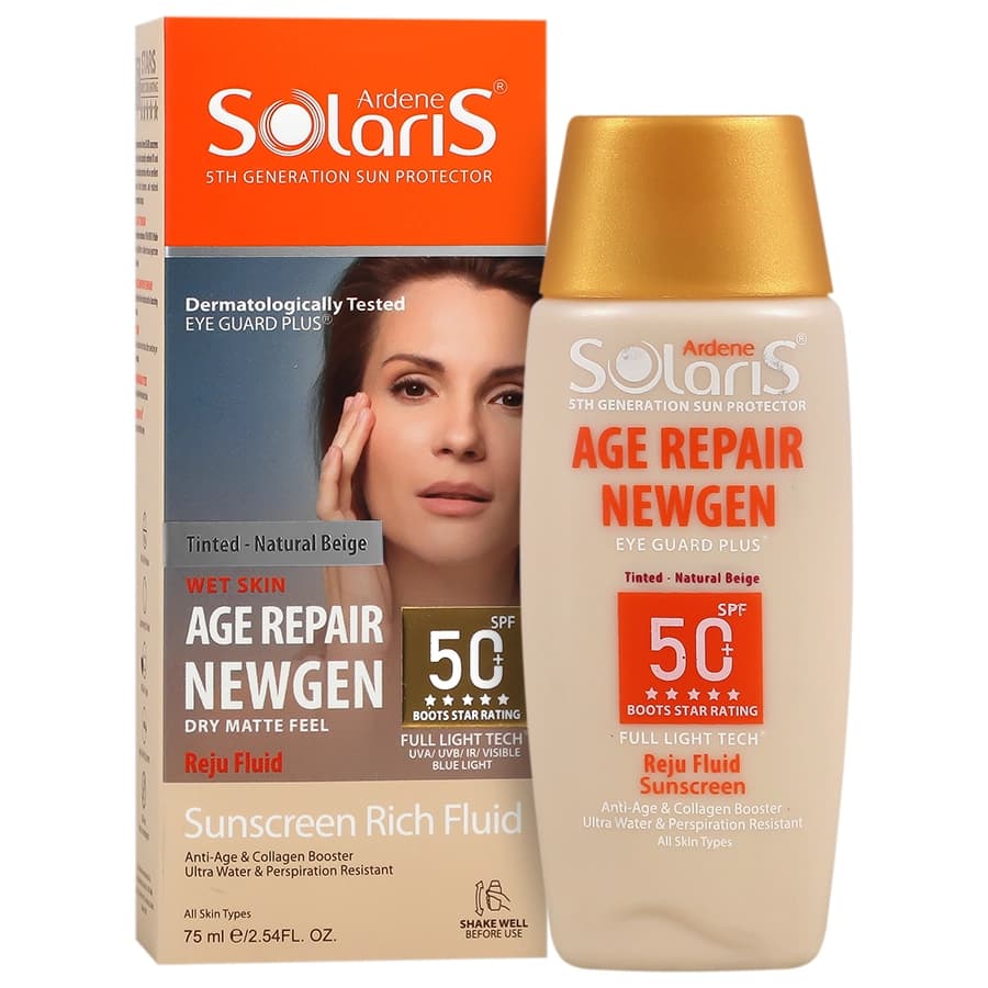 فلوئید ضد آفتاب ایج ریپیر نیوژن SPF50 بژطبیعی
