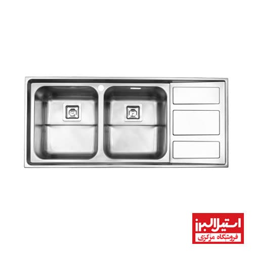 سینک 765 توکار استیل البرز — تصویر ۳