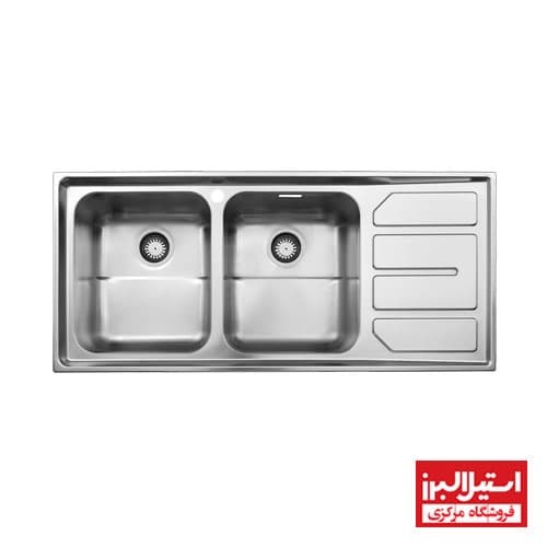 سینک 763 توکار استیل البرز — تصویر ۳