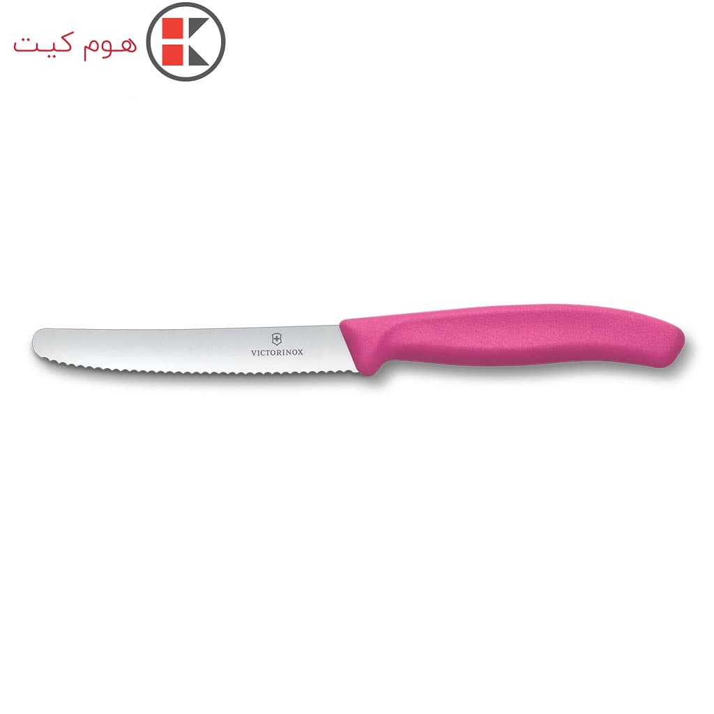 چاقو آشپزخانه ویکتورینوکس اره ای سرخابی Victorinox_6.7836.L115 — تصویر ۳