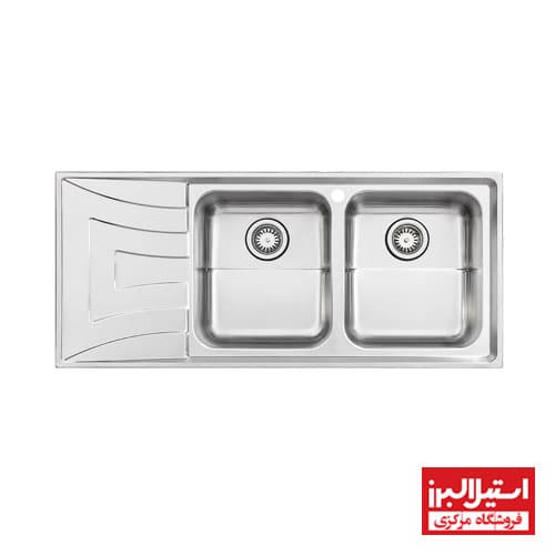 سینک 736 توکار استیل البرز — تصویر ۴