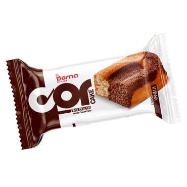 در کیک دو رنگ کاکائو و وانیلی درنا -50 گرم — تصویر ۲
