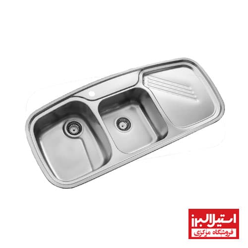 سینک 614 جدید توکار استیل البرز — تصویر ۹