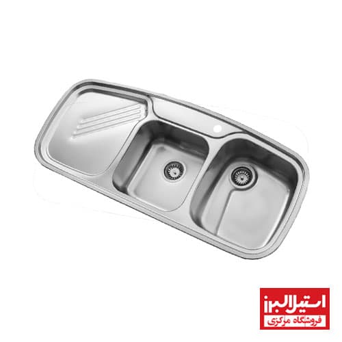 سینک 614 جدید توکار استیل البرز — تصویر ۷