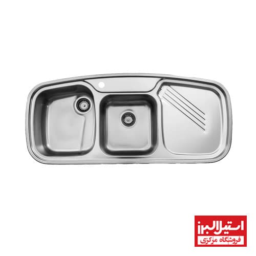 سینک 614 جدید توکار استیل البرز — تصویر ۳