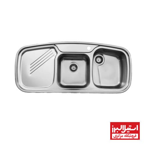 سینک 614 جدید توکار استیل البرز