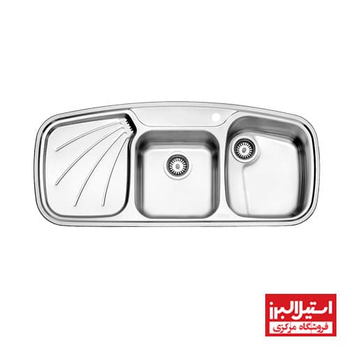 سینک 614 توکار استیل البرز — تصویر ۴
