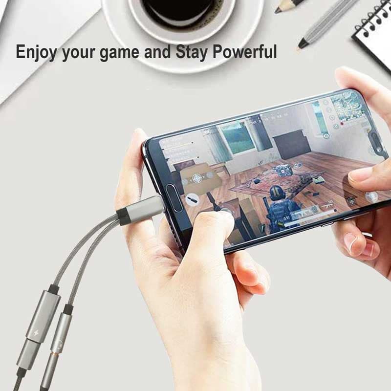 مبدل USB C به جک 3.5MM و شارژر type cمدل NETPIL-TB703 — تصویر ۶