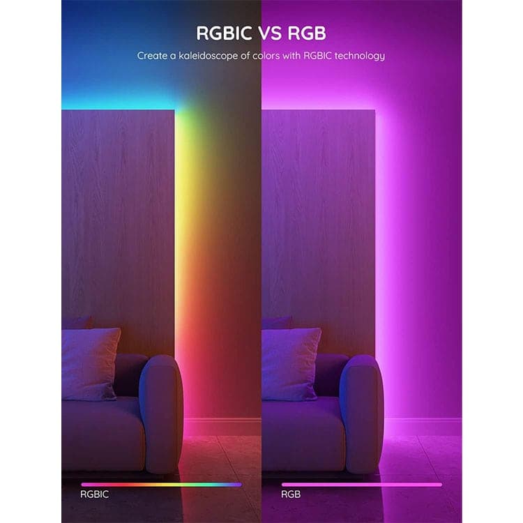 ریسه هوشمند 20 متری GoVee RGBIC LED مدل H617E — تصویر ۲