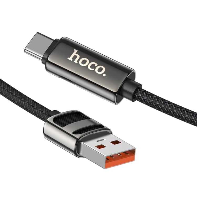 کابل usb به تایپ سی برند هوکو مدل U137 دارای نمایشگر — تصویر ۳
