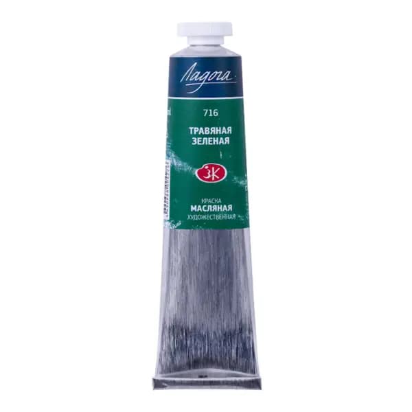 رنگ روغن سنت پترزبورگ (لادوگا) رنگ Sap green 716 — تصویر ۴