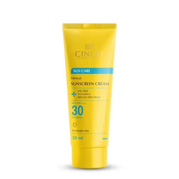 کرم ضد آفتاب +SPF30 بدون رنگ سینره — تصویر ۳
