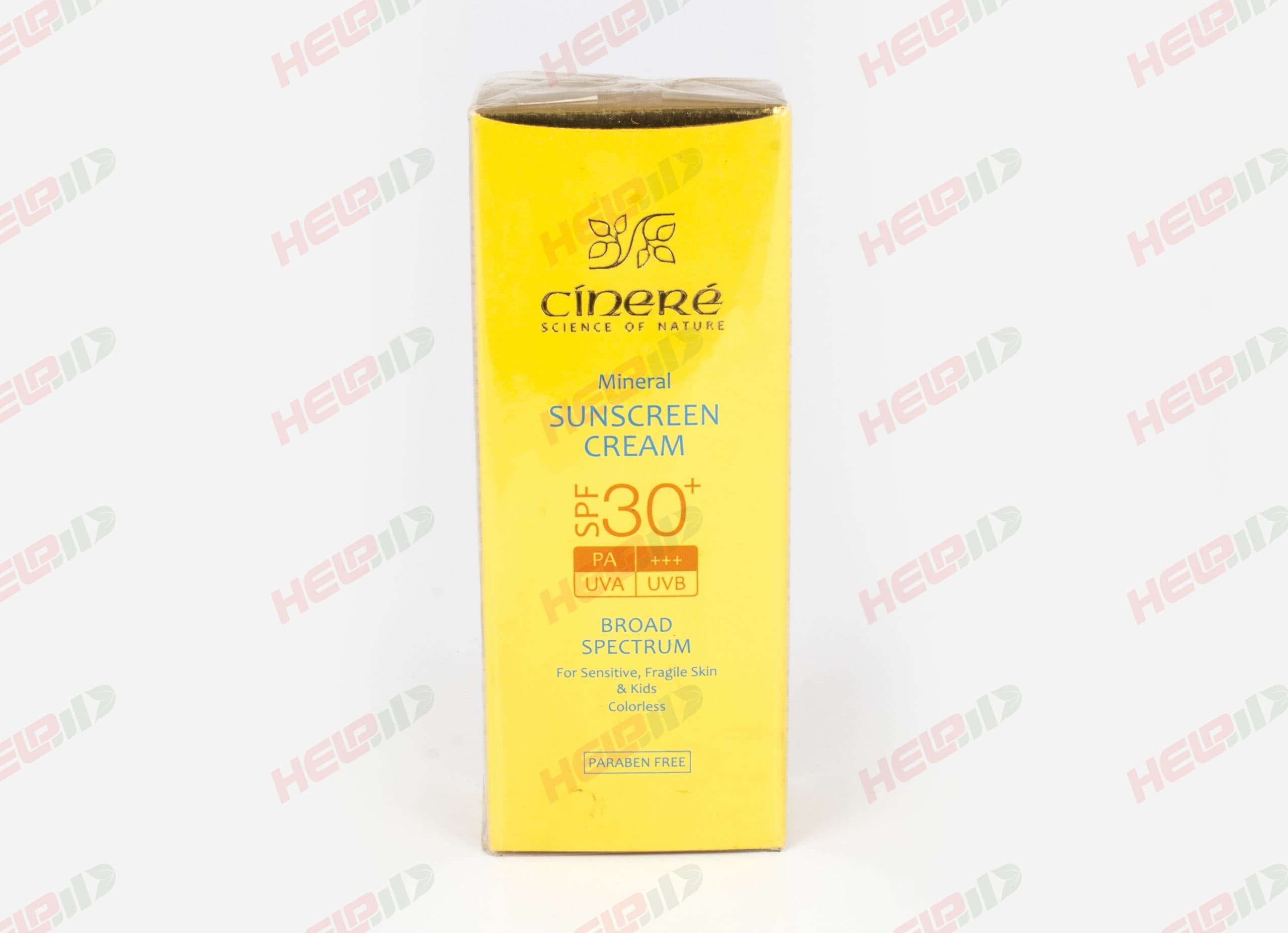 کرم ضد آفتاب +SPF30 بدون رنگ سینره
