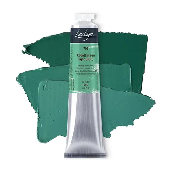 رنگ روغن سنت پترزبورگ (لادوگا) رنگ 706 Cobalt green light — تصویر ۳