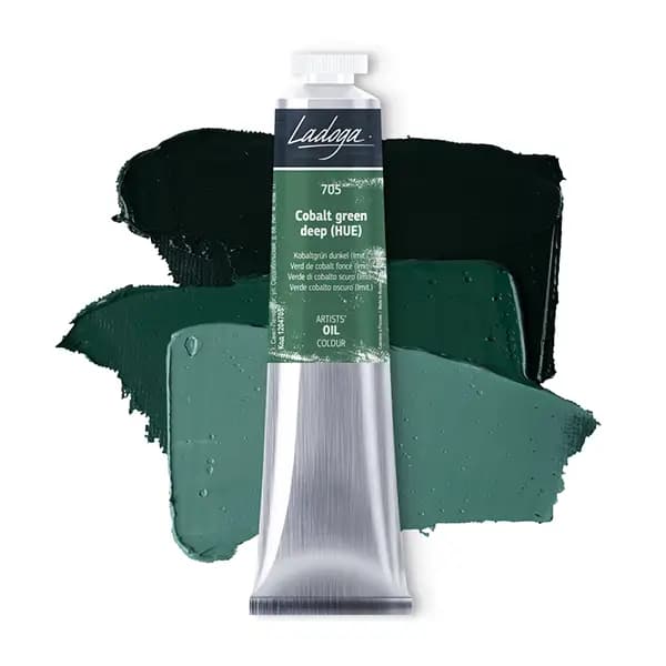 رنگ روغن سنت پترزبورگ (لادوگا) رنگ Cobalt green deep 705 — تصویر ۲