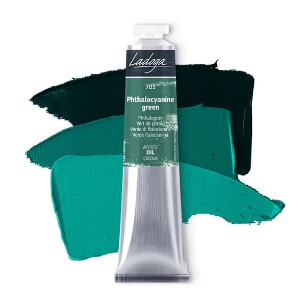 رنگ روغن سنت پترزبورگ (لادوگا) رنگ Phthalocyanine green 703 — تصویر ۵