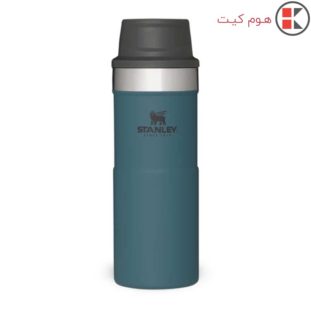 ماگ سفری استنلی آبی نفتی Stanley-Trigger Action-350ml