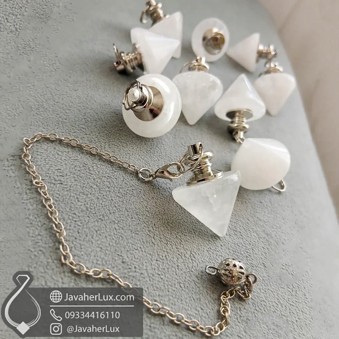 شاقول سنگی کریستال کوارتز مدل ابن سینا _ کد 401110 — تصویر ۶