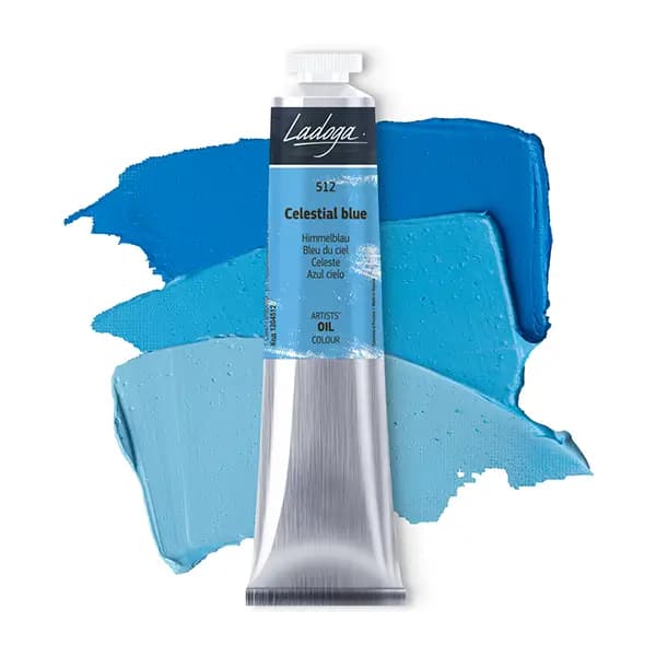 رنگ روغن سنت پترزبورگ (لادوگا) رنگ Celestial blue 512 — تصویر ۶