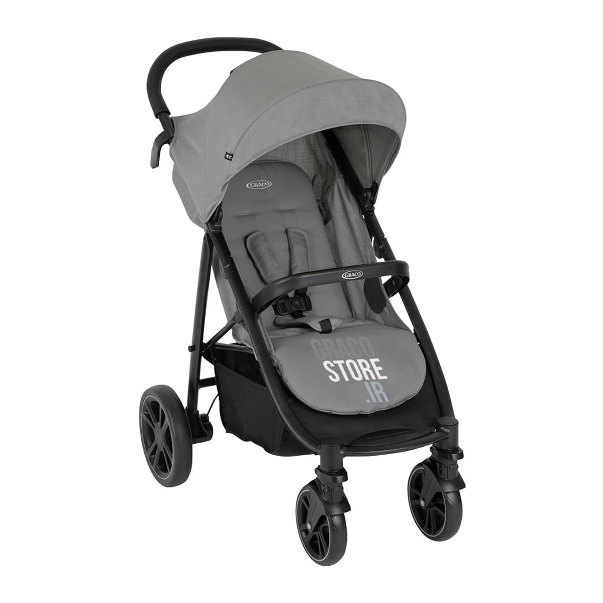 کالسکه گراکو مدل EeZeFold Steeple Grey — تصویر ۱۰