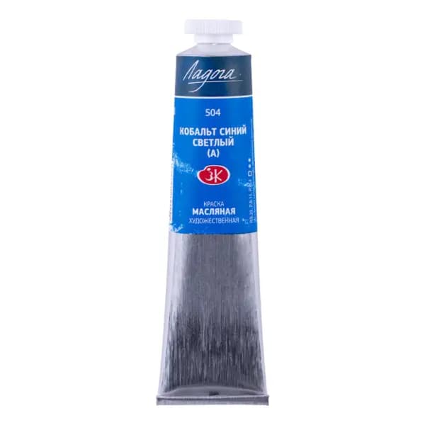 رنگ روغن سنت پترزبورگ (لادوگا) رنگ 504 Cobalt blue light — تصویر ۴