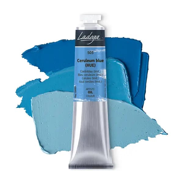 رنگ روغن سنت پترزبورگ (لادوگا) رنگ 503 Ceruleum blue — تصویر ۵