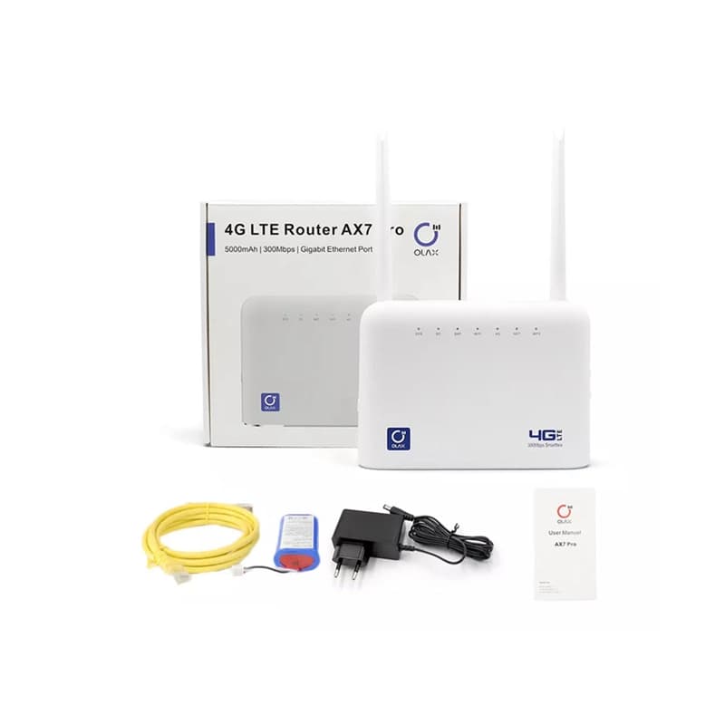 مودم سیم کارت خور ۳G/4G اولاکس مدل AX7 PRO — تصویر ۵