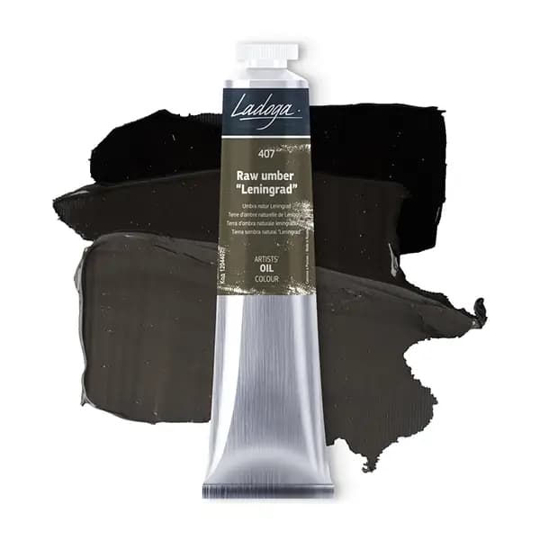 رنگ روغن سنت پترزبورگ (لادوگا) رنگ Raw umber 407 — تصویر ۲