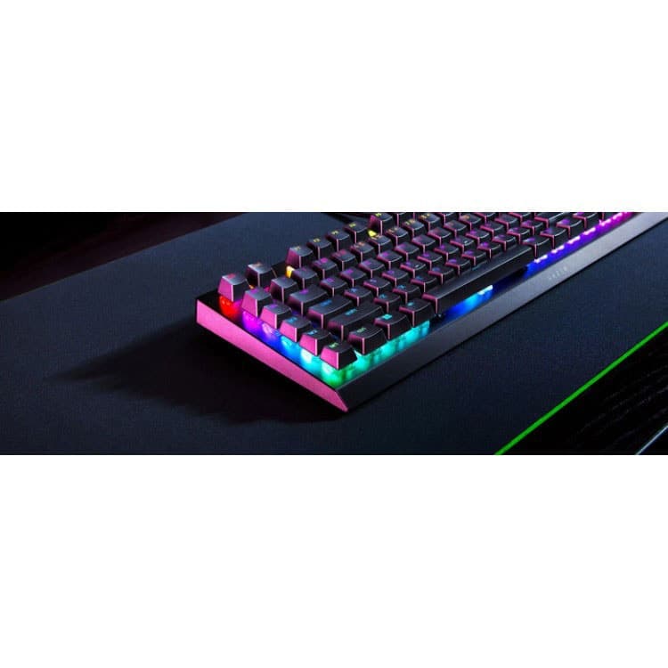 کیبورد با سیم گیمینگ Razer Blackwidow V4 X – سوییچ زرد — تصویر ۸