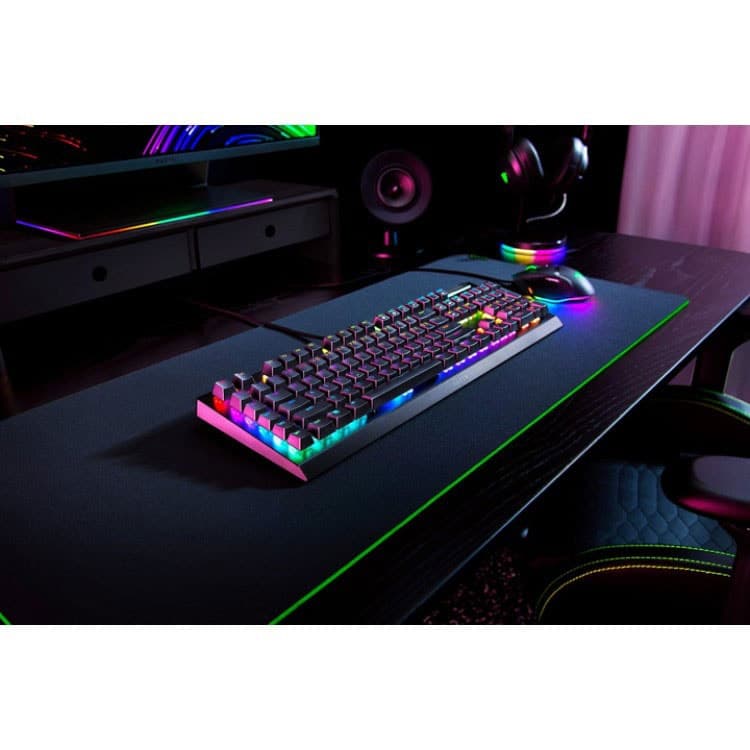 کیبورد با سیم گیمینگ Razer Blackwidow V4 X – سوییچ زرد — تصویر ۱۰
