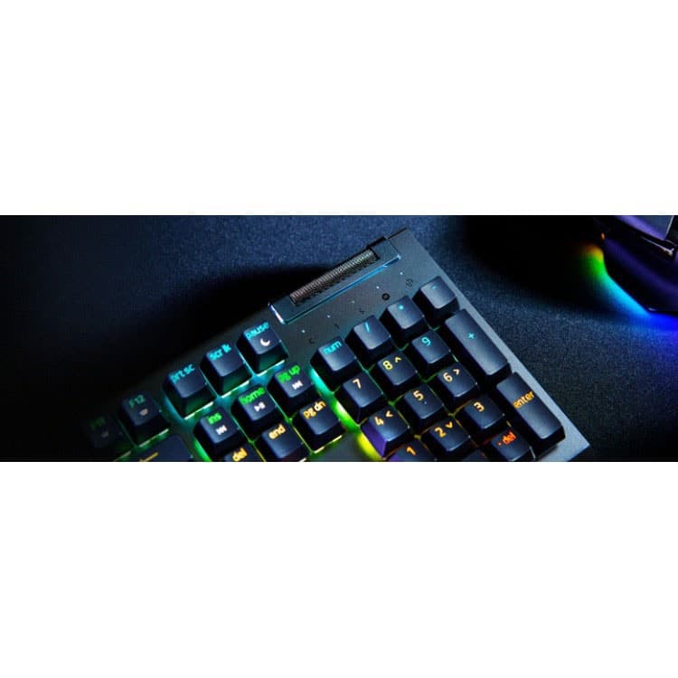 کیبورد با سیم گیمینگ Razer Blackwidow V4 X – سوییچ زرد — تصویر ۹