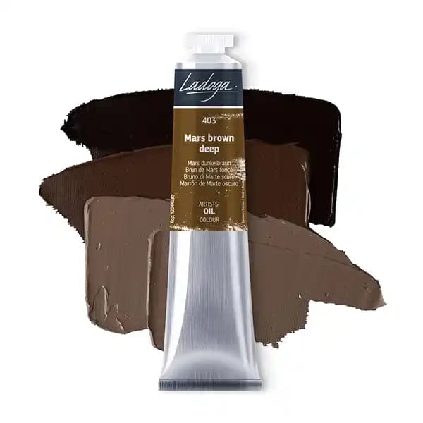 رنگ روغن سنت پترزبورگ (لادوگا) رنگ 403 Mars brown deep — تصویر ۲