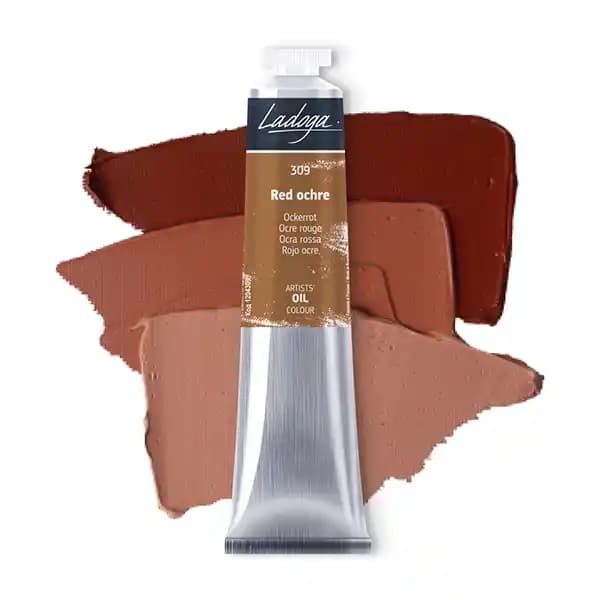رنگ روغن سنت پترزبورگ (لادوگا) رنگ 309 Red ochre — تصویر ۵