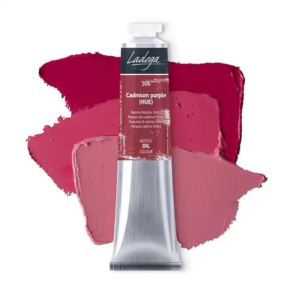 رنگ روغن سنت پترزبورگ (لادوگا) رنگ 306 Cadmium purple — تصویر ۲
