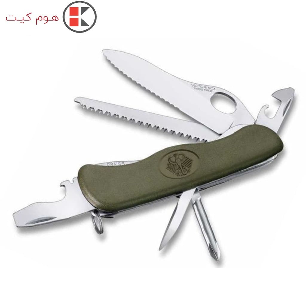 چاقو وابزار چندکاره ویکتورینوکس سبز Victorinox_DE Soldier Green_0.8461.MW4DE