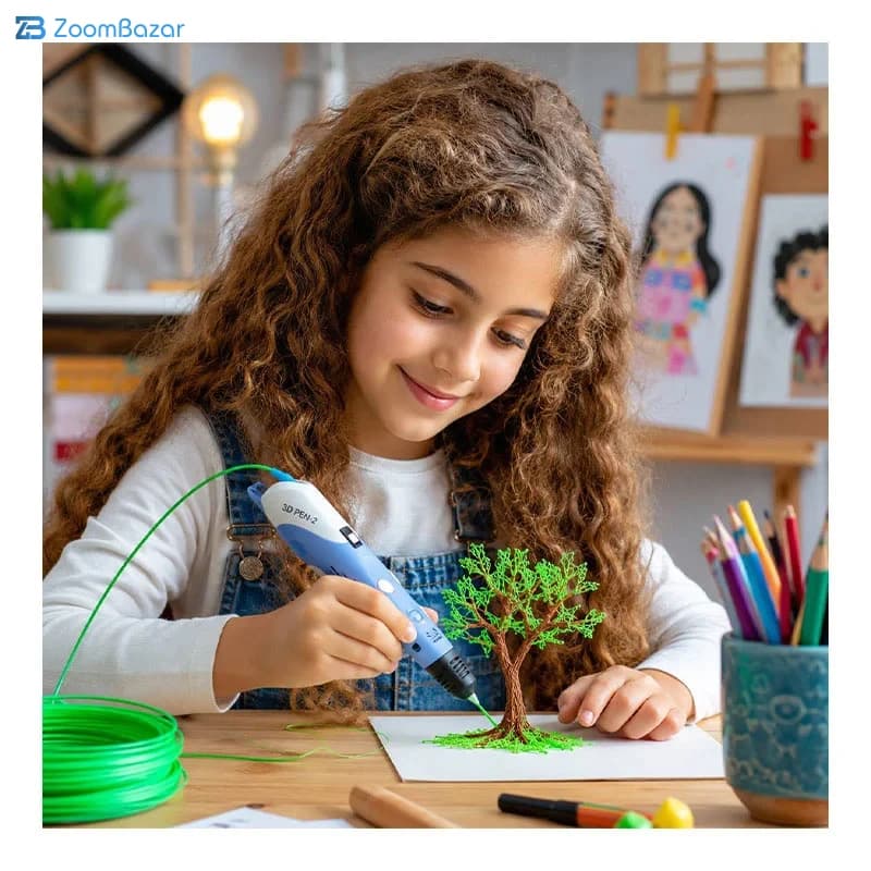 قلم طراحی سه بعدی 3d Pen-2 — تصویر ۴